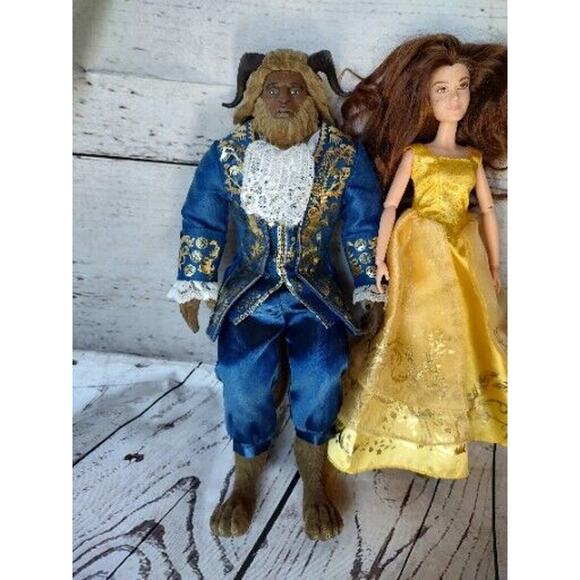 Beauty and the Beast Disney Dolls 12" Belle Beast READ - Picture 6 of 13